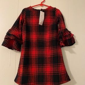 Buffalo plaid dress New with tags! Size 5/6